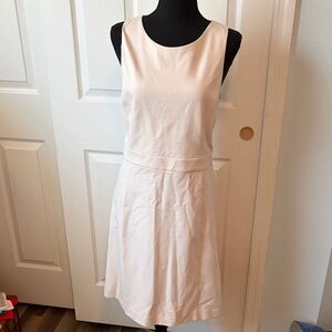 J. Crew Cream Sleeveless Cream Dress size 14